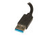 StarTech.com USB 3.0 to Dual HDMI Adapter, 1x 4K 30Hz & 1x 1080p, External Video & Graphics Card, USB Type-A to HDMI Dual Monitor Display Adapter Dongle, Supports Windows Only, Black - Närbild