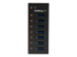StarTech.com USB 3.0-hubb med 7 portar ? skrivbords- eller väggmonterbart metallkabinett - Framsidan
