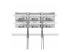 StarTech.com Six-Monitor Desk Mount w/ Crossbar, Up To 32" Screens/17.6lb - Tillbaka
