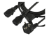 StarTech 2m (6ft) Computer Power Cord, 18AWG, EU Schuko to 2x C13 Power Cord, 10A 250V, Black Replacement AC Cord, TV/Monitor Power Cable, Schuko CEE 7/7 to IEC 60320 2x C13 Power Cord - Höger vinkel