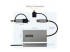 StarTech.com USB to Dual HDMI Adapter, USB A/C to 2x HDMI Monitors (1x 4K 30Hz, 1x 1080p), Integrated USB-A to C Dongle, 4in/11cm Cable, Windows & macOS - Flera vinklar