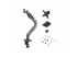 StarTech.com Desk Mount Monitor Arm, Up To 32" Display, C-Clamp, TAA - Vänster vinkel