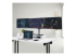 StarTech.com Triple Monitor Desk Mount For Up To Three 27in Screens, VESA 75x75/100x100, Tool-Less Arm Adjustments, C-Clamp/Grommet Mount, Spring-Assisted Arms - Höger vinkel