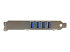 Startech PCI Express PCIe SuperSpeed USB 3.0-kontrollerkortadapter med 4 portar och UASP - Vänster sida