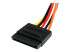 StarTech.com 30 cm 15 stifts SATA-strömförlängningskabel - Närbild