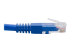 Eaton Tripp Lite Series Right-Angle Cat6 Gigabit Molded UTP Ethernet Cable (RJ45 Right-Angle M to RJ45 M), Blue, 1 ft. (0.31 m) - Närbild