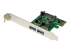 Startech PCI Express (PCIe) SuperSpeed USB 3.0-kortadapter med 2 portar och UASP ? SATA-ström - Vänster vinkel