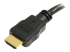 StarTech.com 6 in HDMI Extension Cable, Short HDMI Cable Male to Female, 4K HDMI Cable Extender, 4K 30Hz UHD HDMI Port Saver M/F, High Speed HDMI 1.4, 10.2Gbps Bandwidth, 30AWG, Black - Närbild