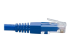 Eaton Tripp Lite Series Left-Angle Cat6 Gigabit Molded UTP Ethernet Cable (RJ45 Left-Angle M to RJ45 M), Blue, 1 ft. (0.31 m) - Närbild