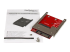 StarTech.com mSATA-SSD till 2,5" SATA-adapter-konverterare - Framsidan