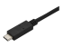 StarTech.com 9.8ft/3m USB C to DisplayPort 1.2 Cable 4K 60Hz, USB-C to DisplayPort Adapter Cable HBR2, USB Type-C DP Alt Mode to DP Monitor Video Cable, Compatible w/ Thunderbolt 3, Black - Närbild