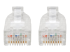 Eaton Tripp Lite Series Cat6 Gigabit Snagless Slim UTP Ethernet Cable (RJ45 M/M), PoE, Black, 5 ft. (1.52 m) - Närbild