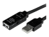 StarTech.com 5 m aktiv USB 2.0-förlängningskabel ? M/F - Höger vinkel