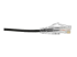 Eaton Tripp Lite Series Cat6 Gigabit Snagless Slim UTP Ethernet Cable (RJ45 M/M), PoE, Black, 5 ft. (1.52 m) - Närbild
