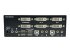 StarTech.com KVM-switch för dubbla DVI-bildskärmar med audio, 2 portar & USB 2.0-hubb - Tillbaka
