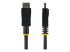 StarTech.com 0.5m Short DisplayPort 1.2 Cable with Latches DisplayPort 4k - Närbild