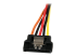 StarTech.com 6in Latching SATA Power Y Splitter Cable Adapter - Närbild