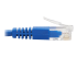 Eaton Tripp Lite Series Up-Angle Cat6 Gigabit Molded Slim UTP Ethernet Cable (RJ45 Right-Angle Up M to RJ45 M), Blue, 10 ft. - Närbild