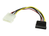 StarTech.com 15 cm 4-stifts LP4 till SATA-strömkabeladapter - Framsidan