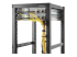 StarTech.com 1U Vertical 1.8 x 3.9in Server Rack Cable Management D-Ring Hook w/ Flexible Opening - Höger vinkel