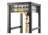 StarTech.com 1U Vertical 2.2 x 3.9in Server Rack Cable Management D-Ring Hook w/ Flexible Opening - Höger vinkel