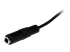 StarTech.com 2m Slim 3.5mm Stereo Extension Audio Cable - Närbild