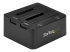 StarTech.com Dual-Bay USB 3.0 to SATA Hard Drive Docking Station, USB Hard Drive Dock, External 2.53.5 SATA IIIIII, SSDHDD Docking Station, Hot-Swap Hard Drive Bay - Vänster vinkel