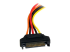 StarTech.com 8in 15 pin SATA Power Extension Cable - Närbild