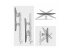 StarTech.com Six-Monitor Desk Mount w/ Crossbar, Up To 32" Screens/17.6lb - Flera vinklar