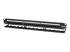 Eaton Tripp Lite Series 24-Port Cat6 Cat5 Patch Panel Rackmount 110 Punch Down RJ45 Ethernet 1URM - Höger vinkel