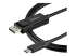 StarTech USB C till DisplayPort 1.4-kabel på 2 m för 8K vid 60 Hz/4K - Närbild