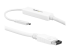 StarTech.com 9.8ft/3m USB C to DisplayPort 1.2 Cable 4K 60Hz, USB-C to DisplayPort Adapter Cable HBR2, USB Type-C DP Alt Mode to DP Monitor Video Cable, Compatible w/ Thunderbolt 3, White - Närbild