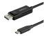 StarTech USB C till DisplayPort 1.4-kabel på 2 m för 8K vid 60 Hz/4K - Höger vinkel
