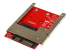 StarTech.com mSATA-SSD till 2,5" SATA-adapter-konverterare - Vänster vinkel