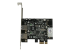 Startech PCI Express (PCIe) SuperSpeed USB 3.0-kortadapter med 2 portar och UASP ? LP4-ström - Framsidan