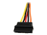 StarTech.com 6in Latching SATA Power Y Splitter Cable Adapter - Närbild