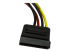 StarTech.com 15 cm 4-stifts LP4 till SATA-strömkabeladapter - Närbild