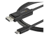 StarTech USB C till DisplayPort 1.2-kabel på 2 m för 4K vid 60 Hz - Höger vinkel