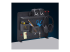 StarTech.com Clamp-On Pegboard with Accessories, 16.5 x 12.5in (42 x 32cm), Steel Pegboard, Desktop Storage Organizer, Desk Mount Peg Board, Black - Vänster vinkel