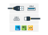 StarTech USB-A till USB-C-kabel - Framsidan