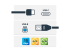 StarTech.com USB 3.1 USB-C till USB-B-kabel - Framsidan