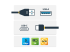 StarTech.com USB till USB-C kabel - Framsidan