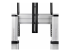 StarTech.com Rolling TV Cart/Stand On Wheels, Up to 100inch/220lb Screens - Närbild