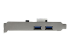 Startech PCI Express (PCIe) SuperSpeed USB 3.0-kortadapter med 2 portar och UASP ? LP4-ström - Vänster sida